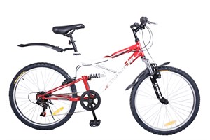Велосипед TORRENT Adrenalin (рама сталь 17", подростковый, 7 скоростей, колеса 24 д.) - фото 17249