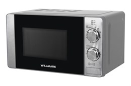 Микроволновая печь WILLMARK WMO-264MBF (20л, 700Вт, механич.ПУ, кнопка д/открыв. серебро)