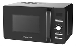 Микроволновая печь WILLMARK WMO-291DH (20л, 700Вт, ГРИЛЬ, элект. упр, ручка д/открыв. дверцы,черная)