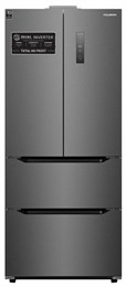 Холодильник WILLMARK MDF-637ID (436л,4дв.,French door,инв.компр.,Total NoFrost,LEDдисп.,A+,DarkInox)