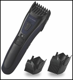 Машинка для стрижки волос WILLMARK WHC-995CL (аккумуляторно-сетевая, стальные лезвия, 2 насадки)